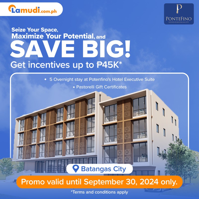 Lamudi and Pontefino Estates incentive creative reading Save Big with a Batangas City tower